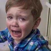 Little boy crying