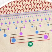 Illustration of a family tree