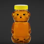 Bear shaped honey container