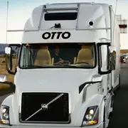 Front view of the Otto truck