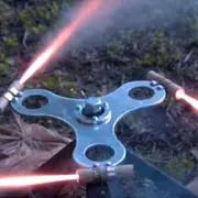 Rocket powered fidget spinner