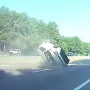 Car rolling over