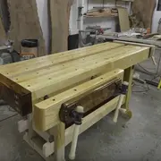 Wooden workbench